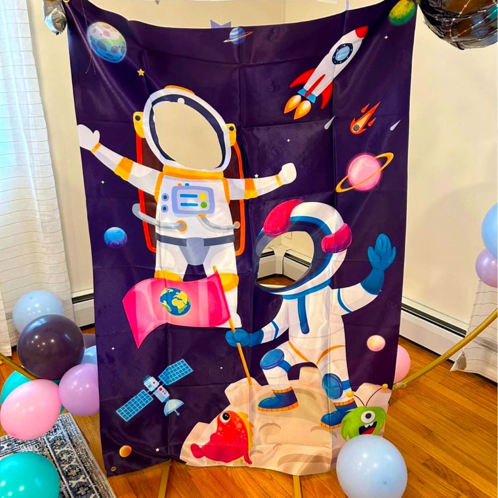 Space girl party supplies!
